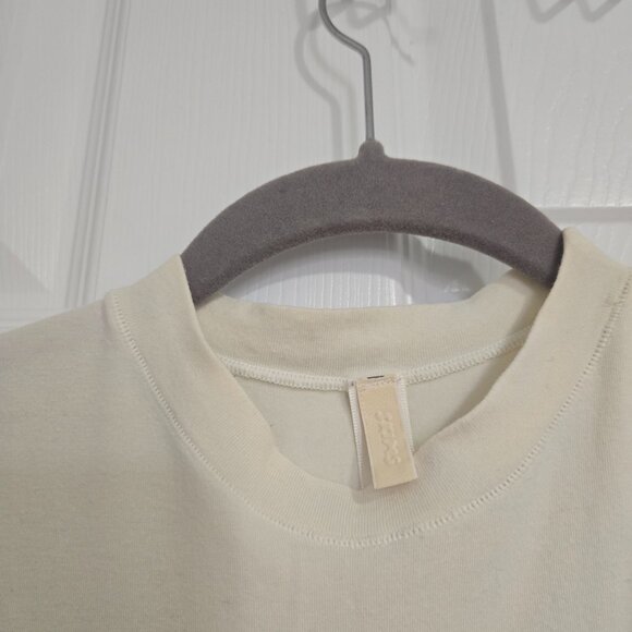 SKIMS cotton jersey mock neck tank Bone Small - Picture 6 of 7